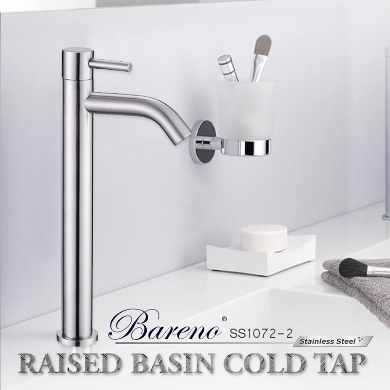 BARENO PLUS Raised Basin Tap SS1072-2 - Mirage Trade & Distribution