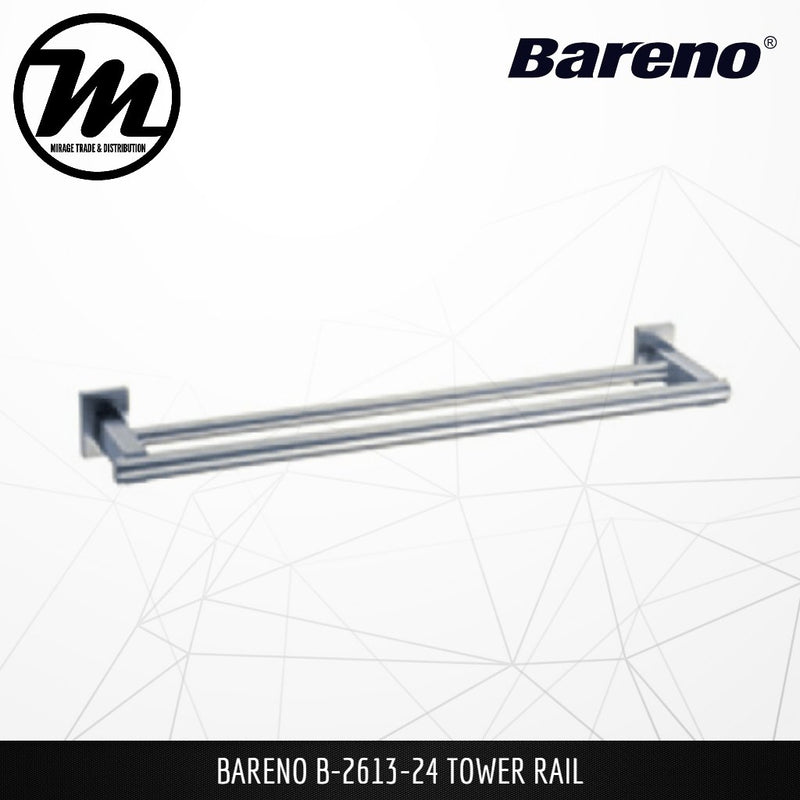 BARENO PLUS Towel Bar B-2613-24 - Mirage Trade & Distribution