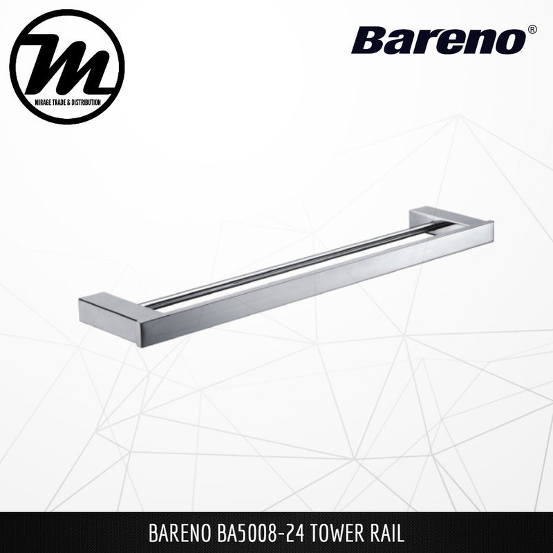 BARENO PLUS Towel Bar BA5008-24 - Mirage Trade & Distribution