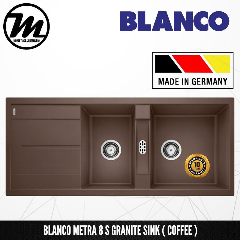 BLANCO Metra 8S Silgranit™ PuraDur™ Granite Sink - Mirage Trade & Distribution