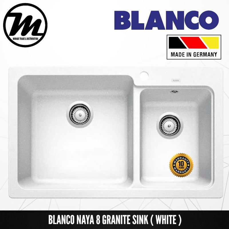BLANCO Naya 8 Silgranit™ PuraDur™ Granite Sink - Mirage Trade & Distribution