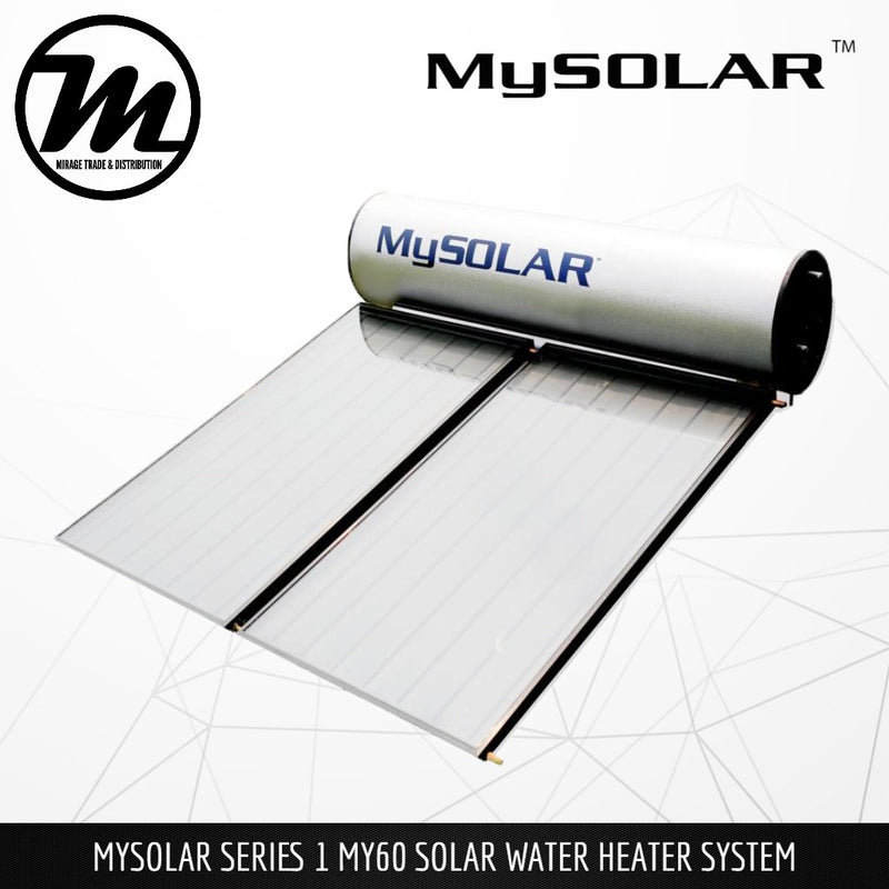 MYSOLAR Series 1 MY-60 Solar Water Heater System - Mirage Trade & Distribution