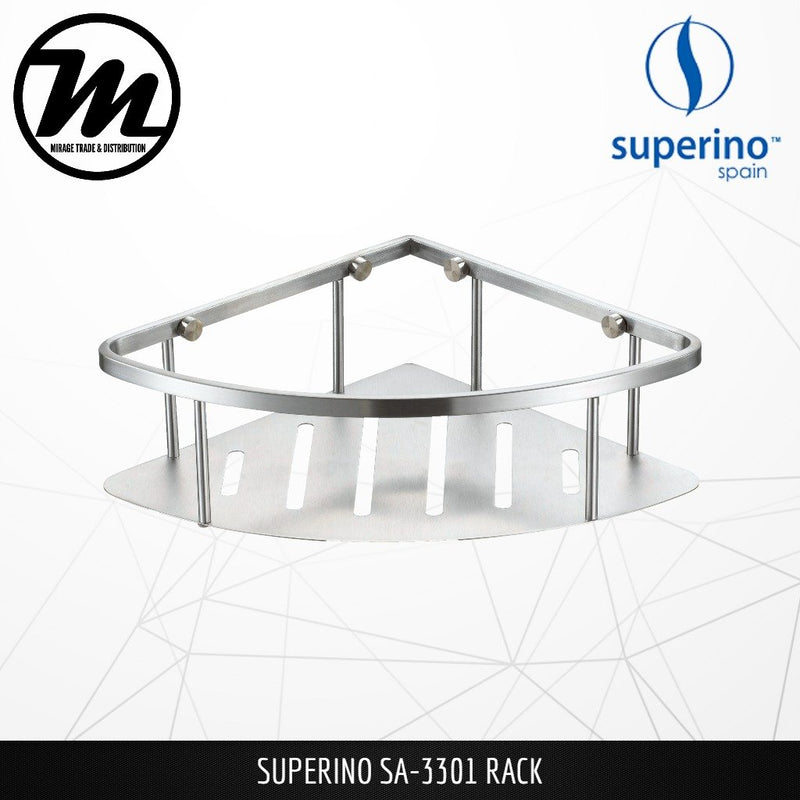 SUPERINO Corner Rack SA3301 [SUS304 Stainless Steel] - Mirage Trade & Distribution