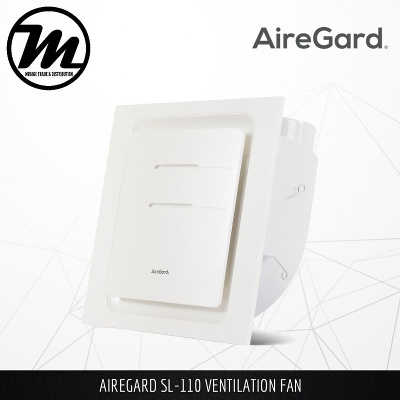AIREGARD Ventilation Fan SL-110 (Low Profile Series) - Mirage Trade & Distribution