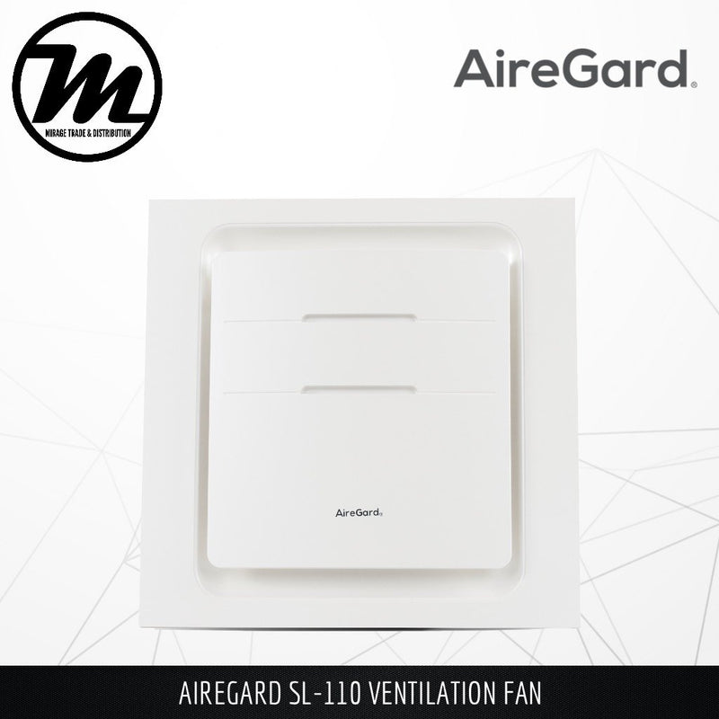 AIREGARD Ventilation Fan SL-110 (Low Profile Series) - Mirage Trade & Distribution