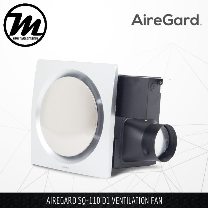 AIREGARD Ventilation Fan SQ-110 (Super Quiet Series) - Mirage Trade & Distribution