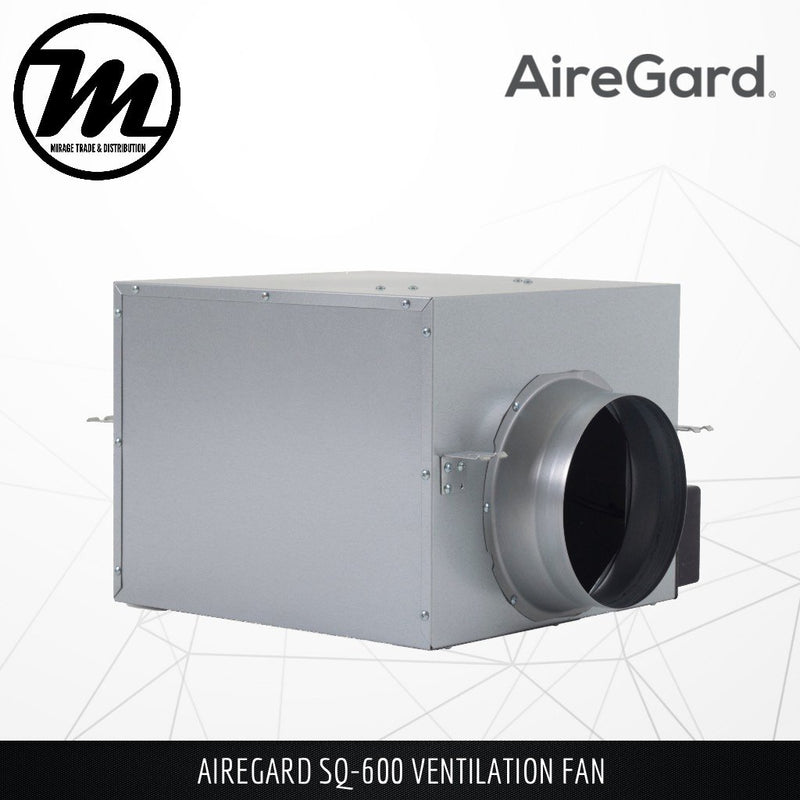 AIREGARD Ventilation Fan SQ-600 (Super Quiet Series) - Mirage Trade & Distribution