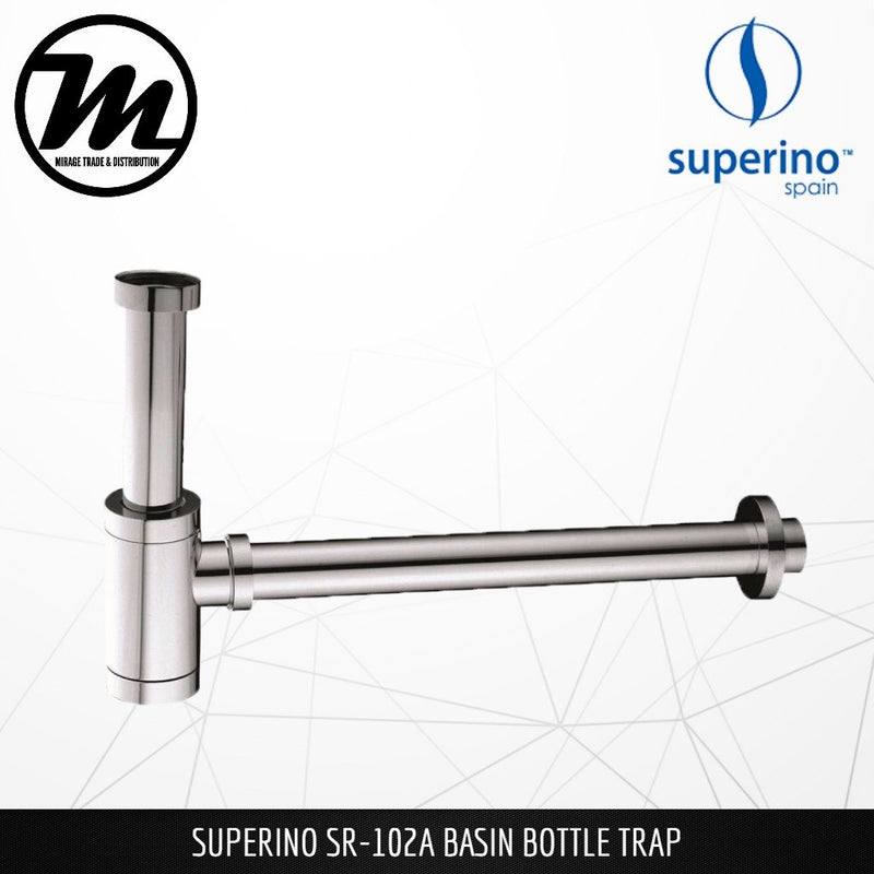 SUPERINO Basin Bottle Trap SR102A - Mirage Trade & Distribution