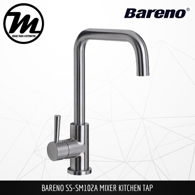 BARENO PLUS Pillar Sink Mixer SS-SM102A - Mirage Trade & Distribution
