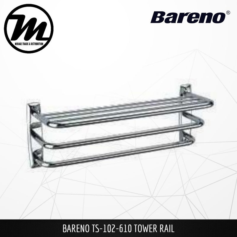 BARENO PLUS Towel Bar TS-102-610 - Mirage Trade & Distribution
