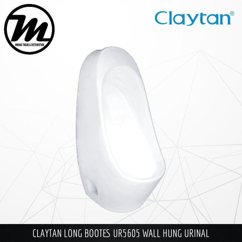 CLAYTAN Long Bootes Wall Hung Urinal UR5605 - Mirage Trade & Distribution