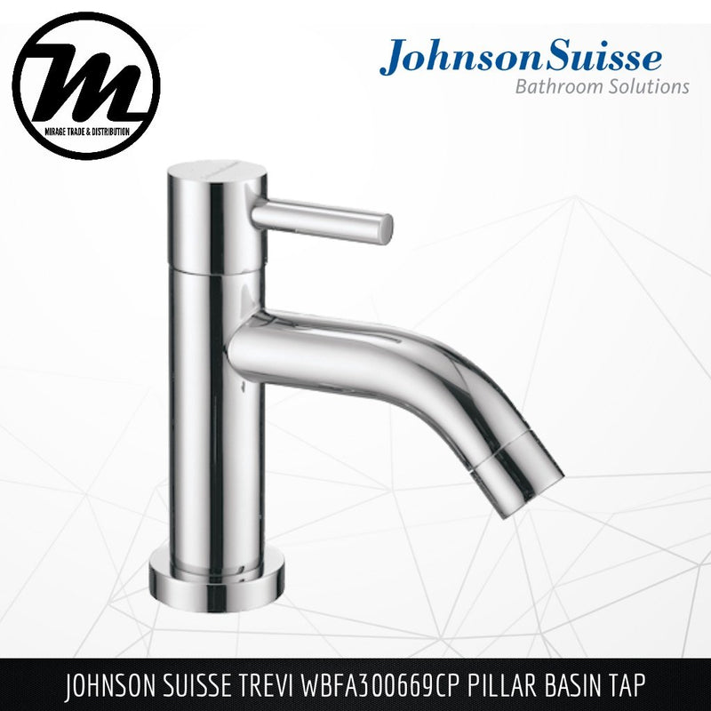 JOHNSON SUISSE Trevi Pillar Basin Tap WBFA300669CP - Mirage Trade & Distribution