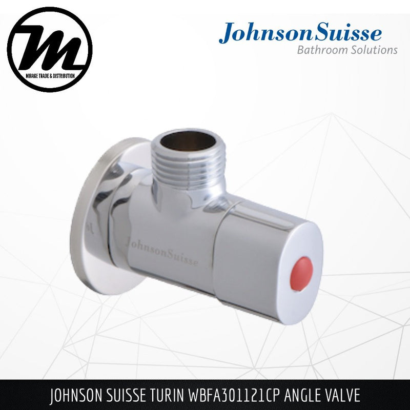 JOHNSON SUISSE Turin Angle Valve WBFA301121CP - Mirage Trade & Distribution
