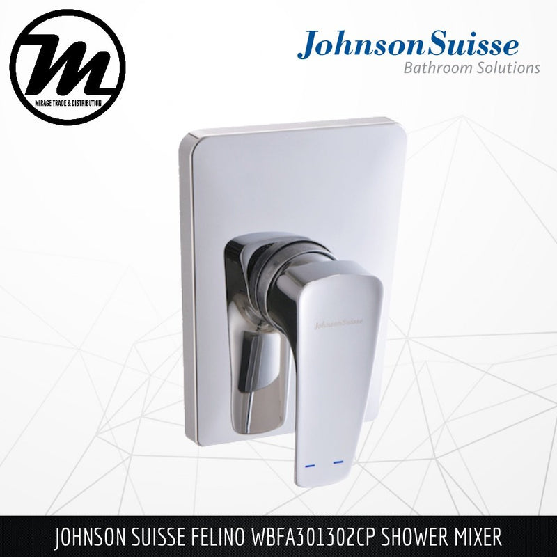 JOHNSON SUISSE Felino Concealed Shower Mixer WBFA301302CP - Mirage Trade & Distribution