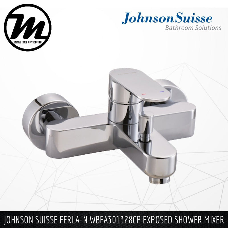JOHNSON SUISSE Ferla-N Exposed Shower Mixer WBFA301328CP - Mirage Trade & Distribution