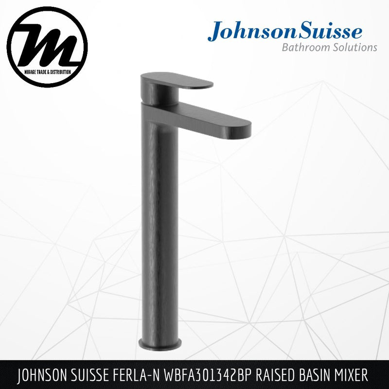 JOHNSON SUISSE Ferla-N Raised Basin Mixer WBFA301342XX - Mirage Trade & Distribution