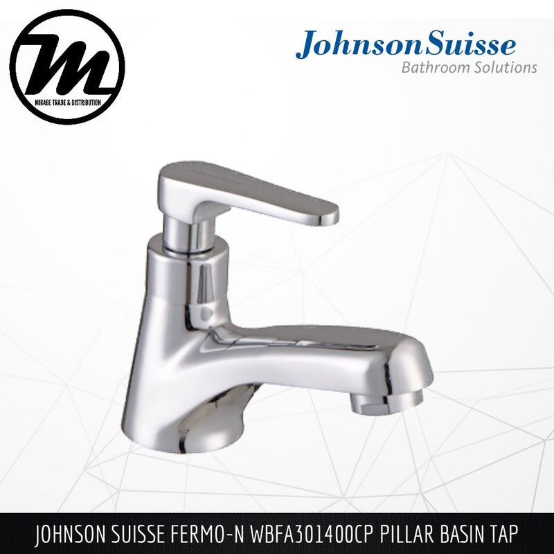 JOHNSON SUISSE Fermo-N Pillar Basin Tap WBFA301400CP - Mirage Trade & Distribution
