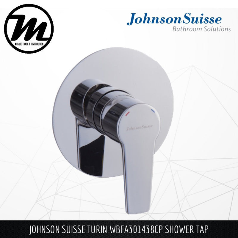 JOHNSON SUISSE Turin Concealed Shower Tap WBFA301438CP - Mirage Trade & Distribution