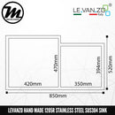 LEVANZO Hand Made Stainless Steel SUS304 Kitchen Sink 1205R - Mirage Trade & Distribution