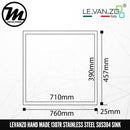 LEVANZO Hand Made Stainless Steel SUS304 Kitchen Sink 1307R - Mirage Trade & Distribution