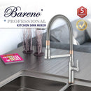 BARENO Professional Kitchen Sink Mixer PSM189 - Mirage Trade & Distribution