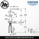 GROHE ESSENCE 30270000 Single-Lever Kitchen Sink Mixer Faucet 1/2″ - Mirage Trade & Distribution