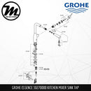GROHE ESSENCE 30270000 Single-Lever Kitchen Sink Mixer Faucet 1/2″ - Mirage Trade & Distribution