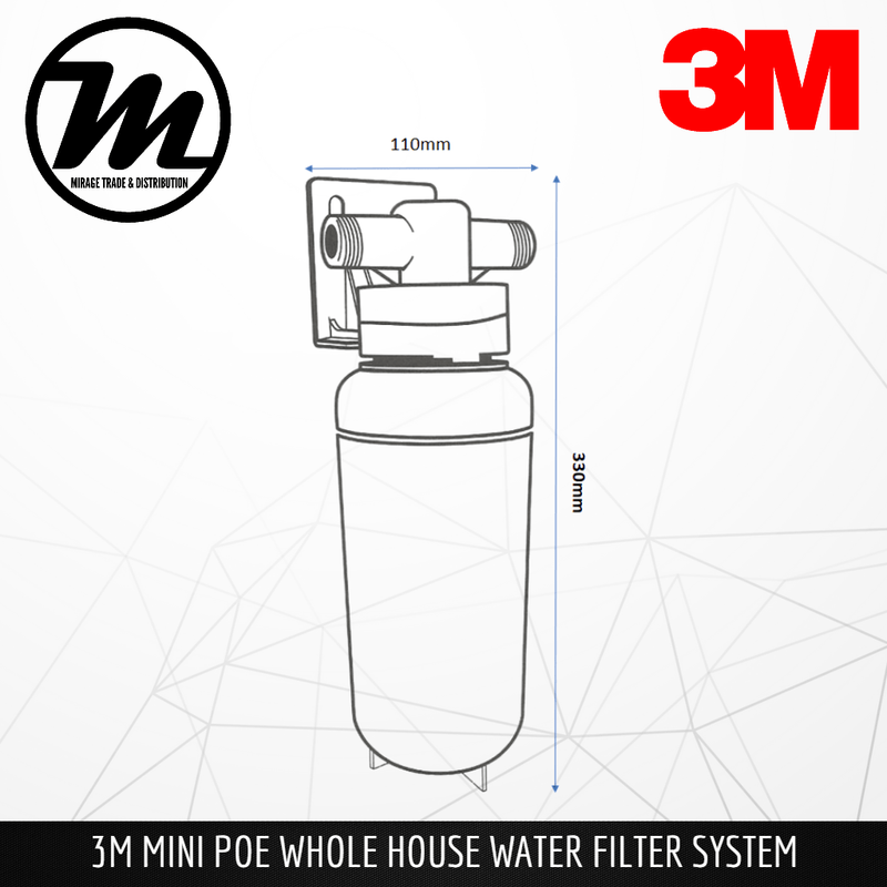 3M Outdoor & Whole House Water Filter Mini POE Filtration System - Mirage Trade & Distribution