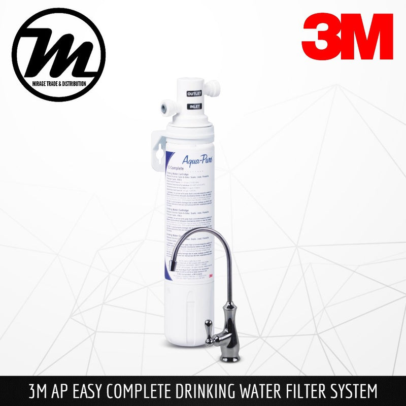 3M AP Easy Complete Indoor Undersink Drinking Water Filter System - Mirage Trade & Distribution