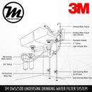 3M DWS2500T-CN Indoor Undersink Drinking Water Filter System - Mirage Trade & Distribution