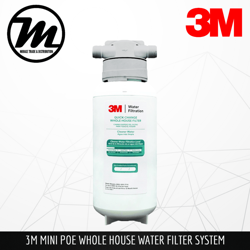 3M Outdoor & Whole House Water Filter Mini POE Filtration System - Mirage Trade & Distribution