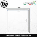LEVANZO Signature 7 Stainless Steel SUS304 Kitchen Sink 4547R - Mirage Trade & Distribution