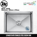 LEVANZO Signature 7 Stainless Steel SUS304 Kitchen Sink 5547R - Mirage Trade & Distribution