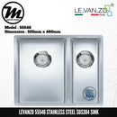 LEVANZO Ember Stainless Steel SUS304 Kitchen Sink 55546 - Mirage Trade & Distribution
