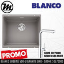 [PROMOTION] BLANCO Subline 500-U Silgranit™ PuraDur™ Kitchen Granite Sink With InFino™ Waste(with GROHE Kitchen Mixer) - Mirage Trade & Distribution