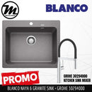 [PROMOTION] BLANCO Naya 6 Silgranit™ PuraDur™ Kitchen Granite Sink (with GROHE Kitchen Mixer) Made in Germany - Mirage Trade & Distribution