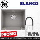 [PROMOTION] BLANCO Subline 500-U Silgranit™ PuraDur™ Kitchen Granite Sink With InFino™ Waste(with GROHE Kitchen Mixer) - Mirage Trade & Distribution