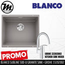 [PROMOTION] BLANCO Subline 500-U Silgranit™ PuraDur™ Kitchen Granite Sink With InFino™ Waste(with GROHE Kitchen Mixer) - Mirage Trade & Distribution