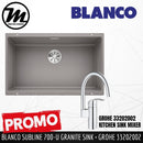 [PROMOTION] BLANCO Subline 700-U Silgranit™ PuraDur™ Kitchen Granite Sink With InFino™ Waste(with GROHE Kitchen Mixer) - Mirage Trade & Distribution