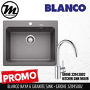 [PROMOTION] BLANCO Naya 6 Silgranit™ PuraDur™ Kitchen Granite Sink (with GROHE Kitchen Mixer) Made in Germany - Mirage Trade & Distribution