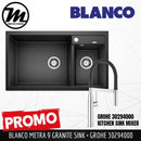 [PROMOTION] BLANCO Silgranit Kitchen Granite Sink Metra 9 LP (with GROHE Kitchen Mixer) Made in Germany - Mirage Trade & Distribution