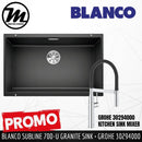 [PROMOTION] BLANCO Subline 700-U Silgranit™ PuraDur™ Kitchen Granite Sink With InFino™ Waste(with GROHE Kitchen Mixer) - Mirage Trade & Distribution