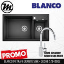 [PROMOTION] BLANCO Silgranit Kitchen Granite Sink Metra 9 LP (with GROHE Kitchen Mixer) Made in Germany - Mirage Trade & Distribution