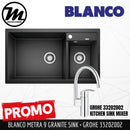 [PROMOTION] BLANCO Silgranit Kitchen Granite Sink Metra 9 LP (with GROHE Kitchen Mixer) Made in Germany - Mirage Trade & Distribution