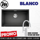 [PROMOTION] BLANCO Subline 700-U Silgranit™ PuraDur™ Kitchen Granite Sink With InFino™ Waste(with GROHE Kitchen Mixer) - Mirage Trade & Distribution