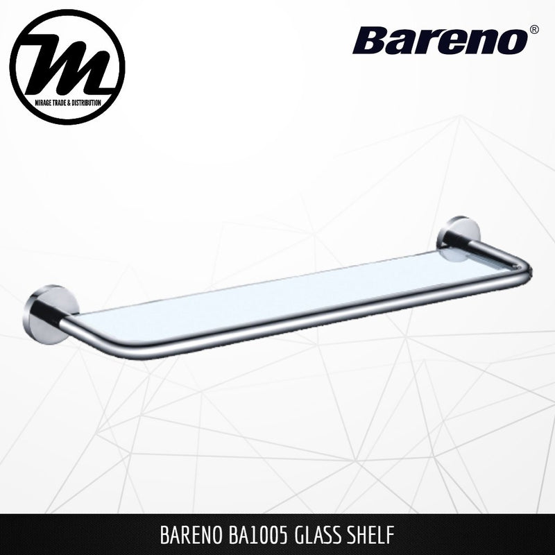 BARENO PLUS Glass Shelf BA1005 - Mirage Trade & Distribution
