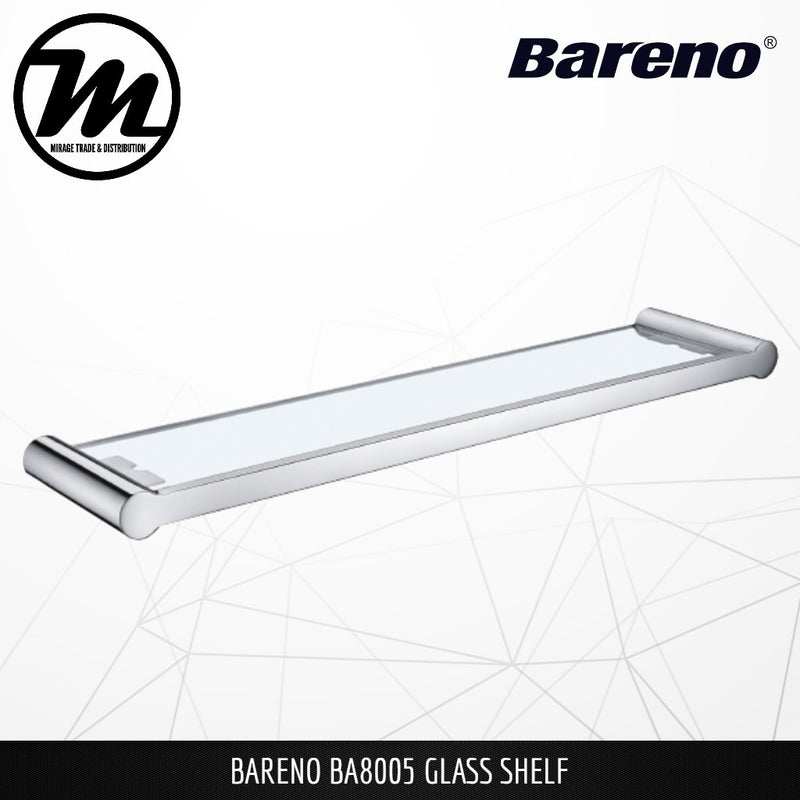 BARENO PLUS Glass Shelf BA8005 - Mirage Trade & Distribution