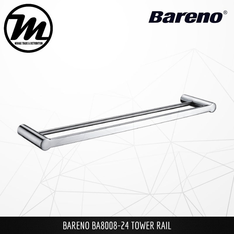 BARENO PLUS Towel Bar BA8008-24 - Mirage Trade & Distribution