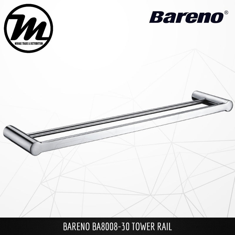 BARENO PLUS Towel Bar BA8008-30 - Mirage Trade & Distribution
