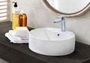 JOHNSON SUISSE Gemelli Oval 450 Counter Top Basin WBAAGM141WW - Mirage Trade & Distribution